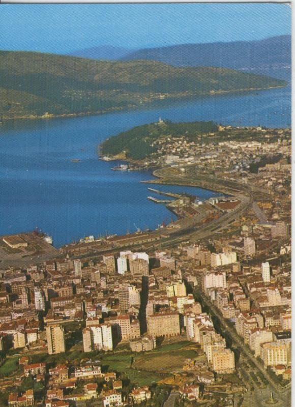 Postal 6965 : Vista aerea de Vigo