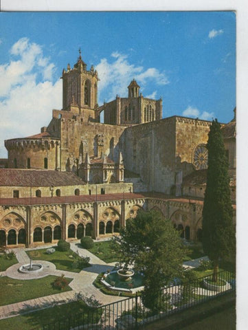 Postal 6984 : Tarragona, Jardin del claustro y campanario de la catedral