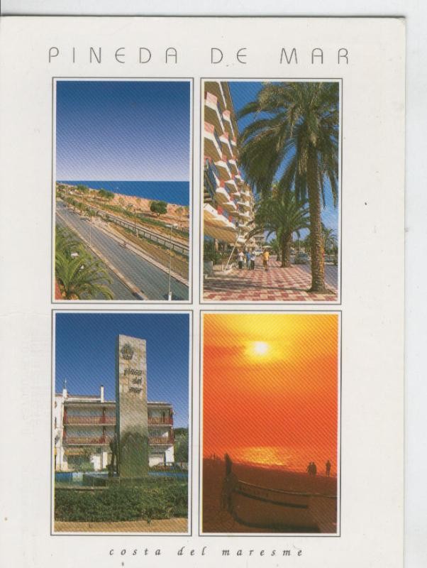 Postal 6989 : Pineda de Mar, vistas varias