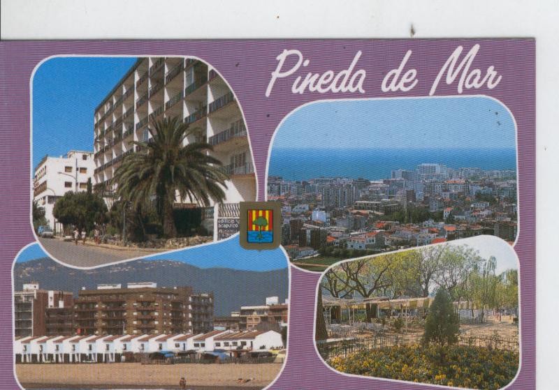 Postal 7035 : Pineda de Mar, vistas varias