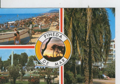 Postal 7041 : Pineda de Mar: vistas generales