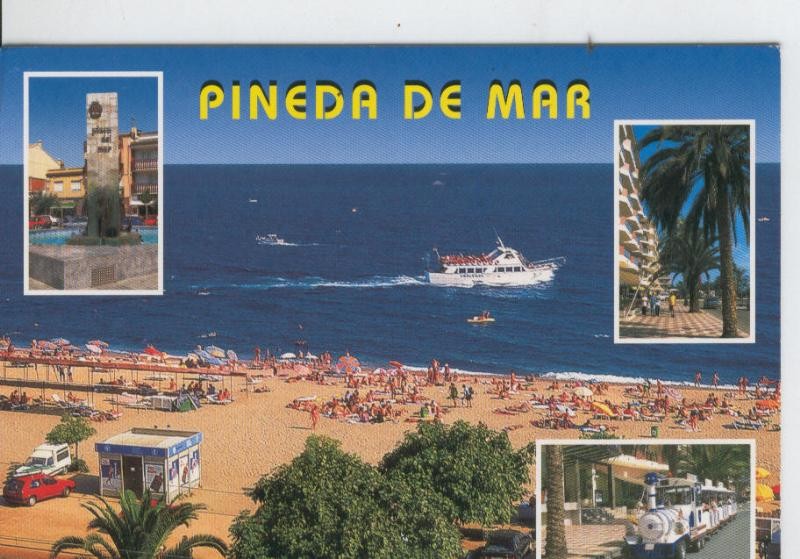 Postal 7052 : Pineda de Mar: vistas