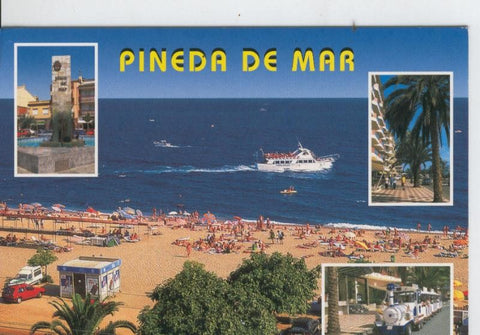 Postal 7052 : Pineda de Mar: vistas