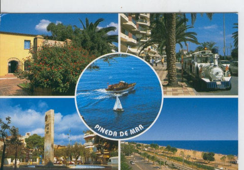 Postal 7057 : Pineda de Mar: vistas