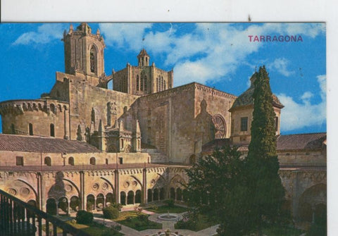 Postal 7069 : Tarragona, vista de la catedral con jardines