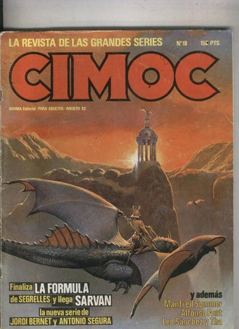 Cimoc revista numero 018: Segrelles- Brnet, Sommer, Leopoldo Sanchez,