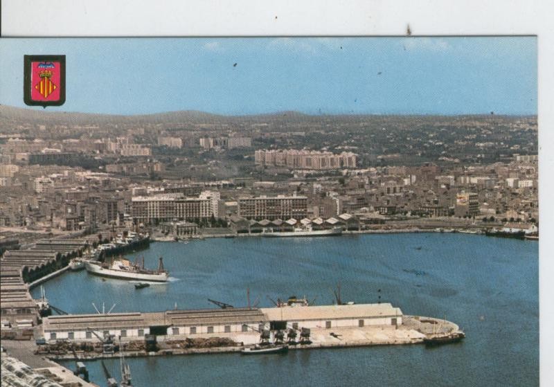 Postal 7081 : Valencia, vista aerea del puerto