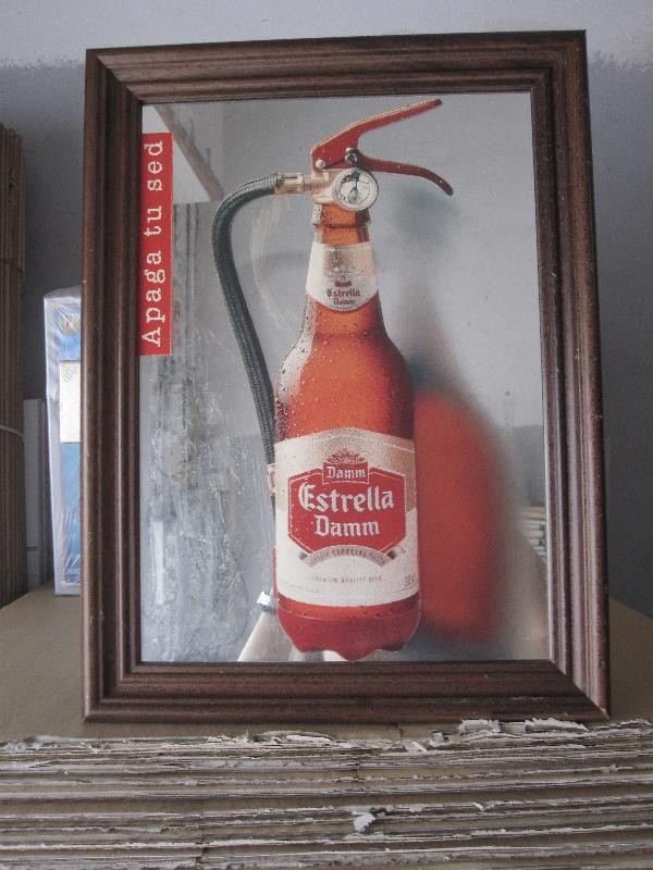 Cuadro publicitario Cervezas Damm