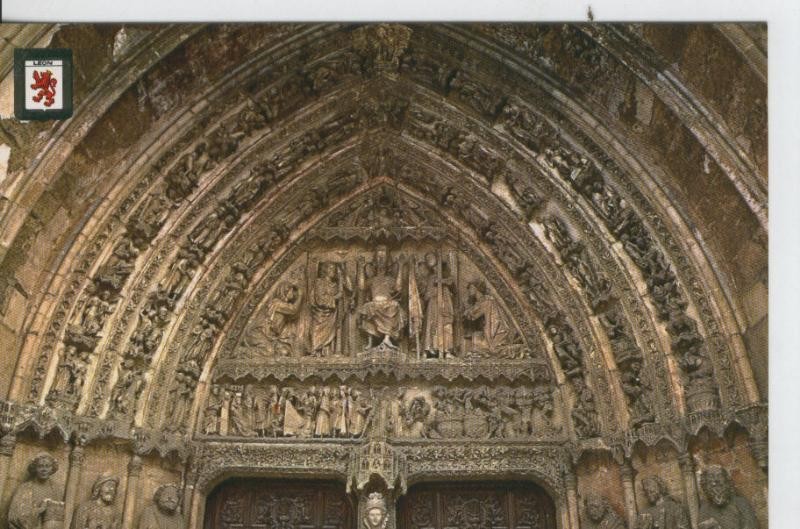 Postal 7263 : Leon, Catedral, Puerta Ntra Sra de la Blanca 