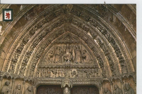 Postal 7263 : Leon, Catedral, Puerta Ntra Sra de la Blanca 
