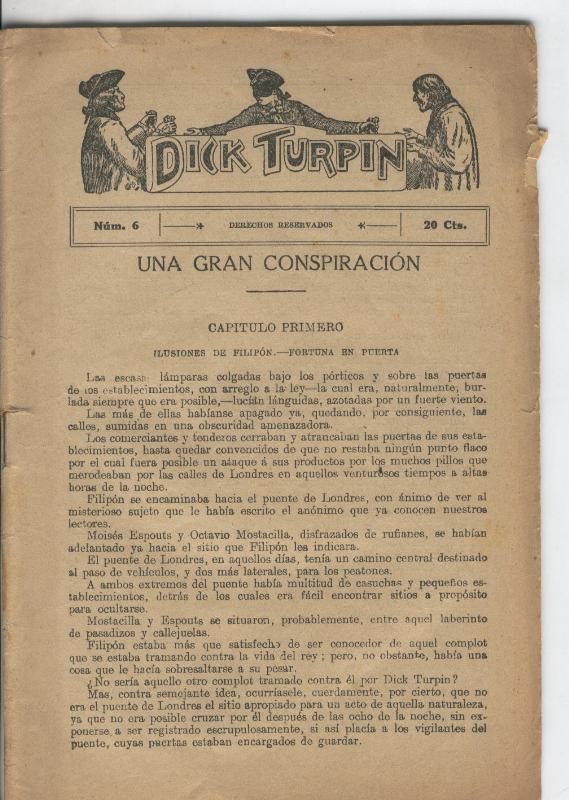 Folletin: Dick Turpin numero 06