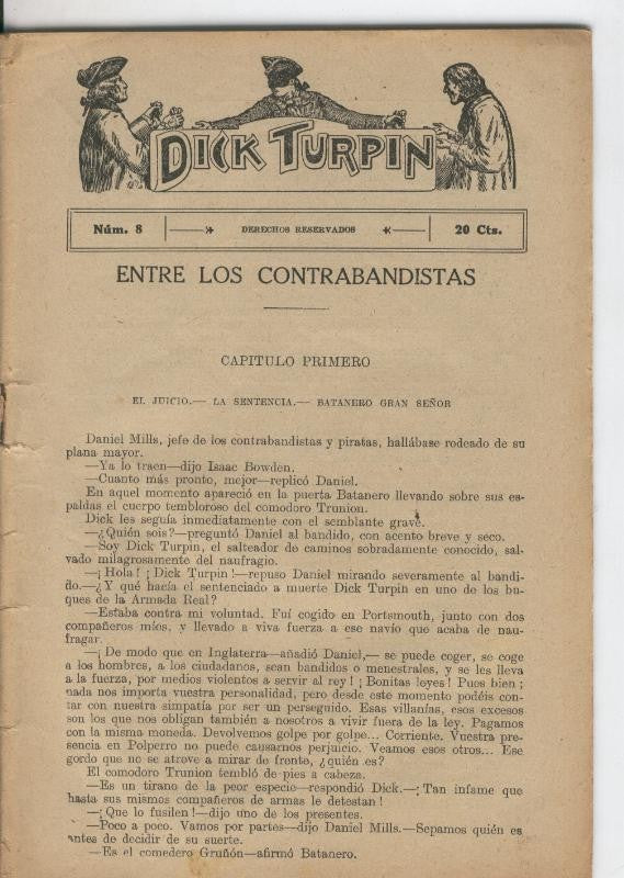 Folletin: Dick Turpin numero 08