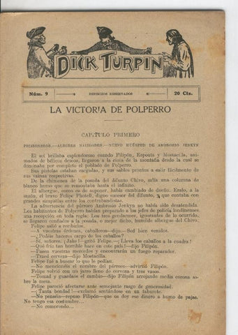 Folletin: Dick Turpin numero 09