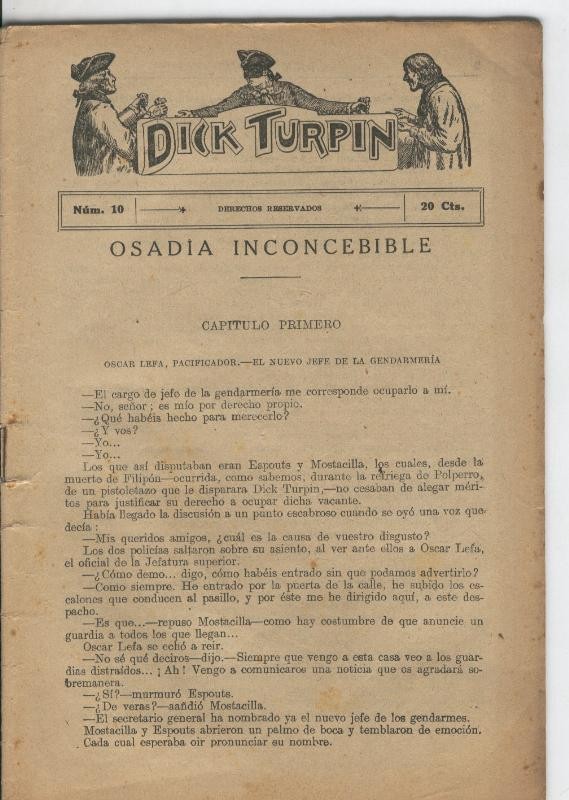 Folletin: Dick Turpin numero 10