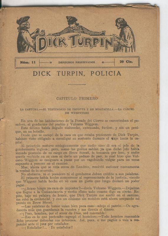 Folletin: Dick Turpin numero 11