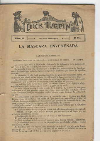 Folletin: Dick Turpin numero 28