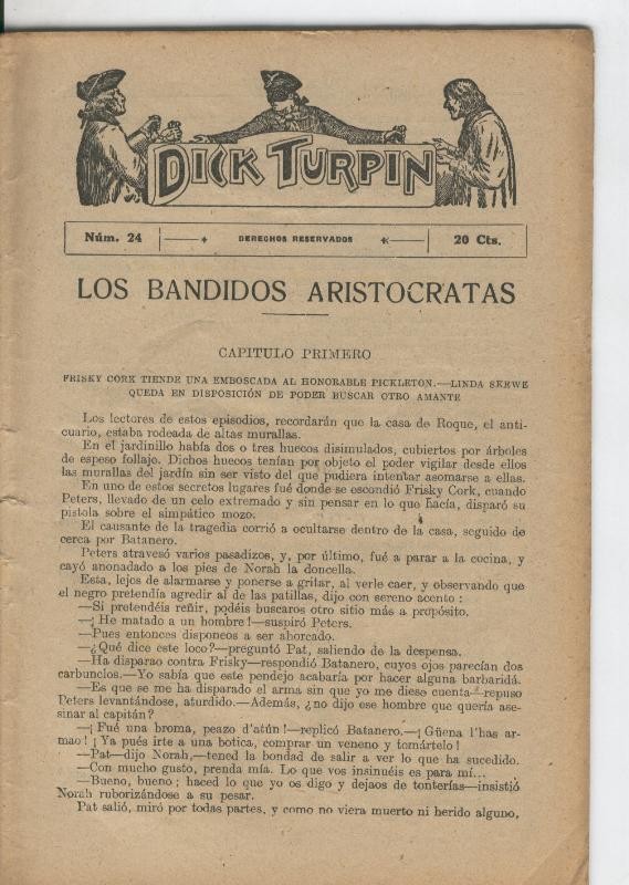 Folletin: Dick Turpin numero 24