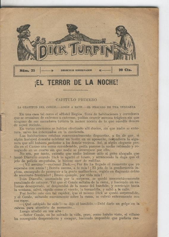 Folletin: Dick Turpin numero 25