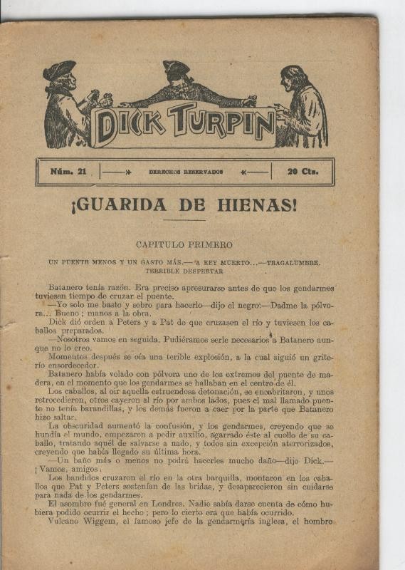 Folletin: Dick Turpin numero 21