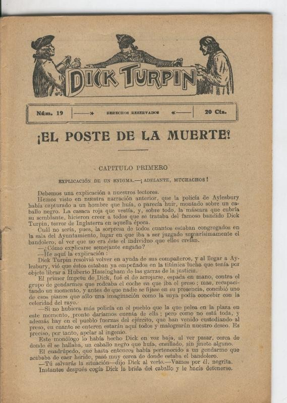 Folletin: Dick Turpin numero 19