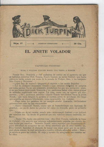 Folletin: Dick Turpin numero 17