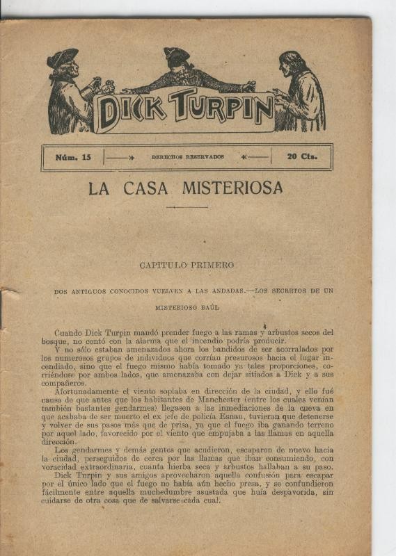 Folletin: Dick Turpin numero 15