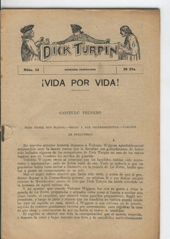 Folletin: Dick Turpin numero 14