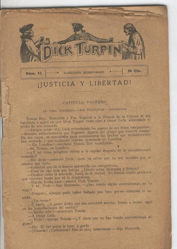 Folletin: Dick Turpin numero 12