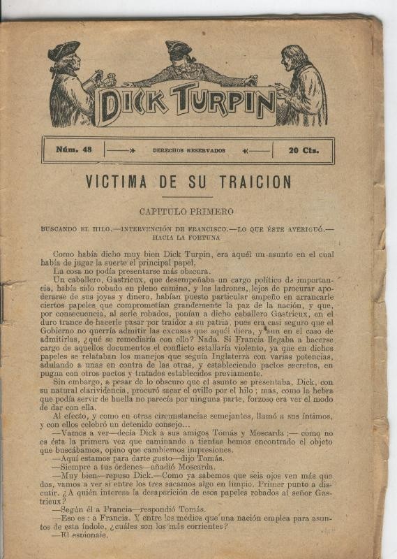 Folletin: Dick Turpin numero 48