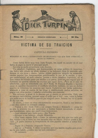 Folletin: Dick Turpin numero 48