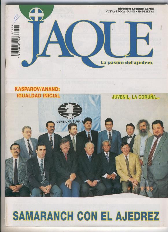 Jaque- Revista de ajedrez numero 409