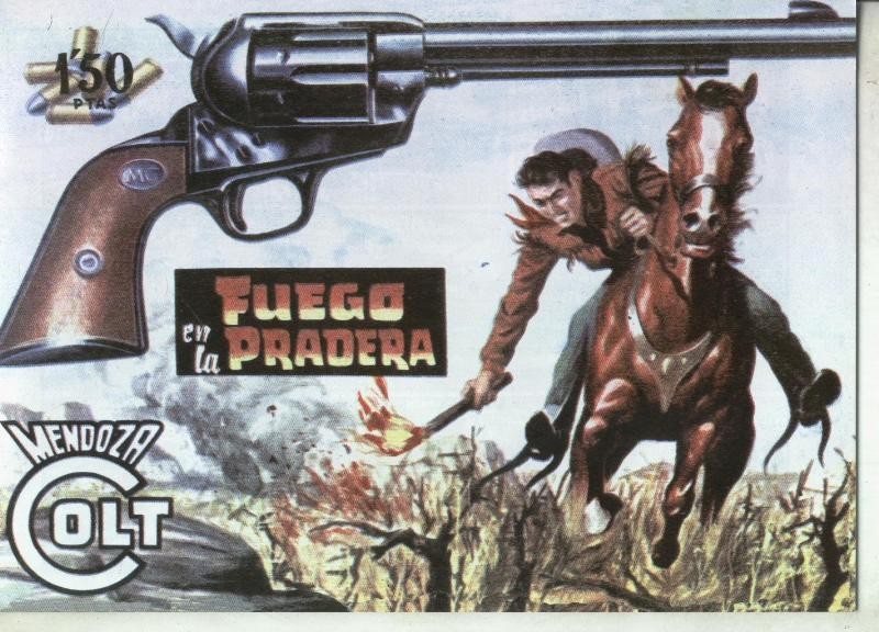 Mendoza Colt facsimil numero 067: Fuego en la pradera
