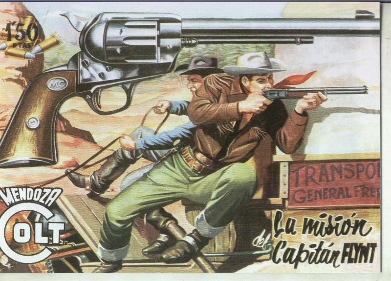 Mendoza Colt facsimil numero 019: La mision del Capitan Flynt