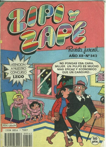 Zipi y Zape semanal numero 542: el secuestro