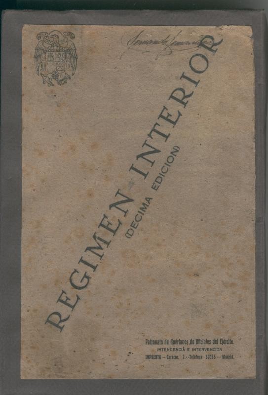 Regimen interior