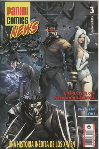 Panini Comics News numero 03  (leve huella de haber estado en lugar humedo, papel algo acartonado)