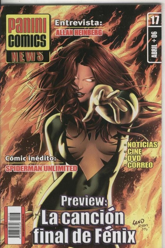 Panini Comics News numero 17  (leve huella de haber estado en lugar humedo, papel algo acartonado)