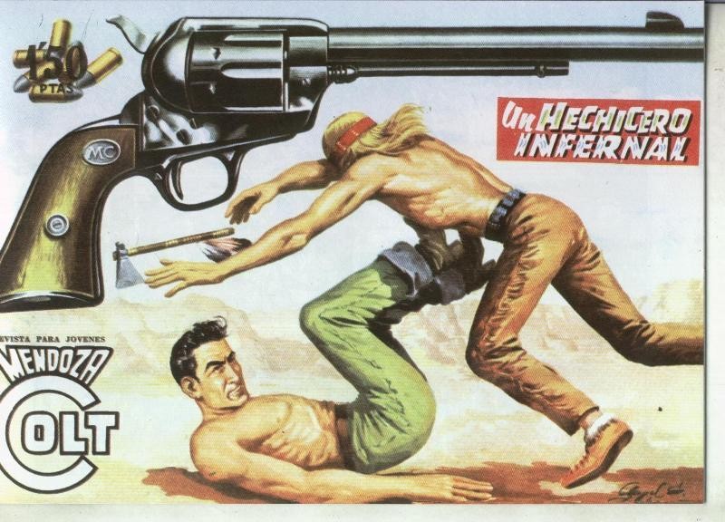 Mendoza Colt facsimil numero 043: Un hechicero infernal