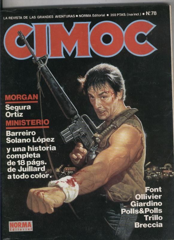 Cimoc revista numero 078: Font, Giardino, Trillo, Breccia