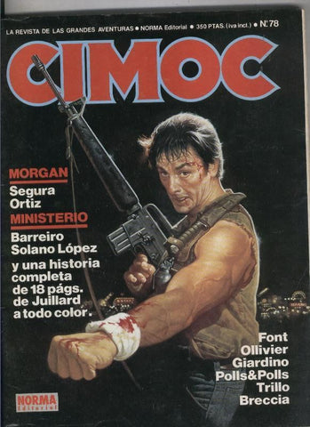 Cimoc revista numero 078: Font, Giardino, Trillo, Breccia