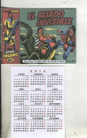 Calendario bolsillo 2010: El Capitan Trueno portada numero 008
