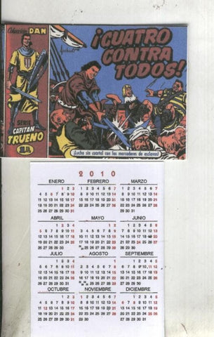 Calendario bolsillo 2010: El Capitan Trueno portada numero 009