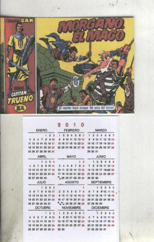 Calendario bolsillo 2010: El Capitan Trueno portada numero 012
