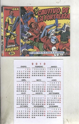 Calendario bolsillo 2010: El Capitan Trueno portada numero 002