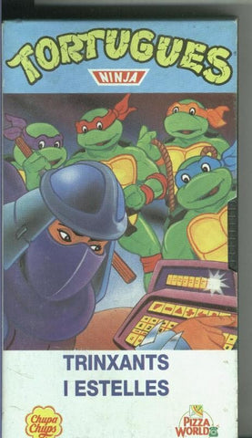 Pelicula VHS. Tortugues Ninja volumen 5: Trinxants i estelles