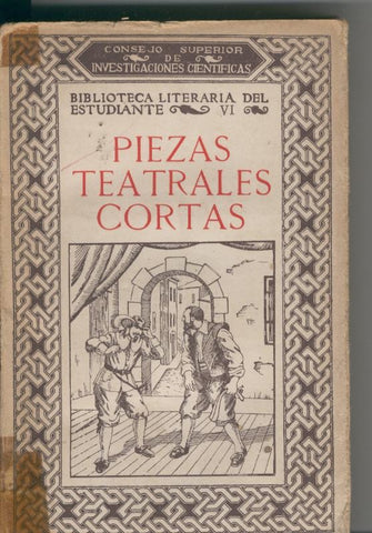 Piezas teatrales cortas