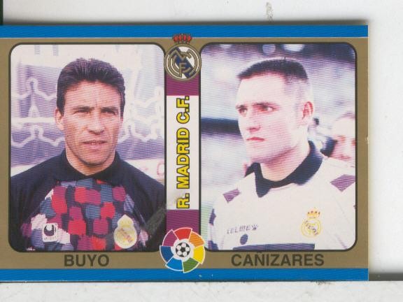 Cromos: Futbol Total Liga 95: Real Madrid: Buyo y Cañizares