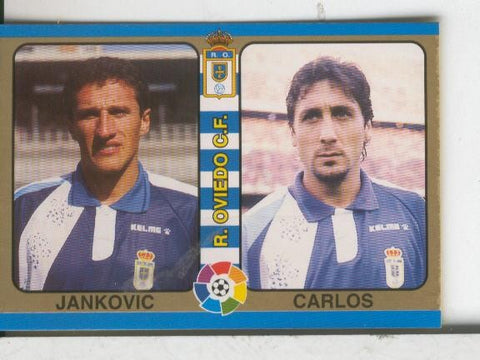 Cromos: Futbol Total Liga 95: Real Oviedo: Jankovic y Carlos