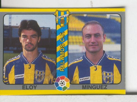 Cromos: Futbol Total Liga 95: Palamos: Eloy y Minguez