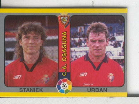 Cromos: Futbol Total Liga 95: Osasuna: Staniek y Urban